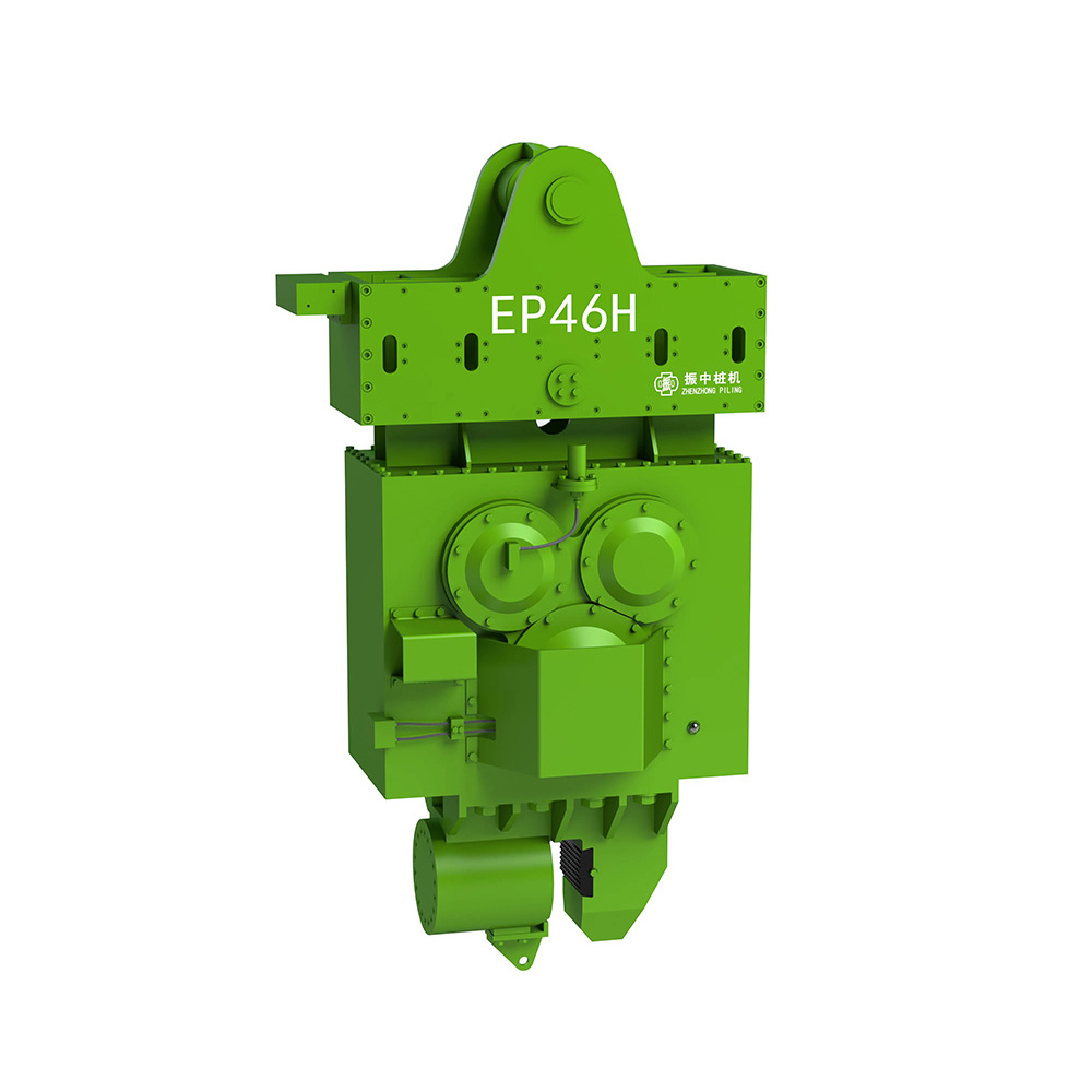 EPH resonance-free variable frequency and torque hydraulic vibration pile hammer